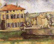 Paul Cezanne House and Farm at jas de Bouffan France oil painting artist
